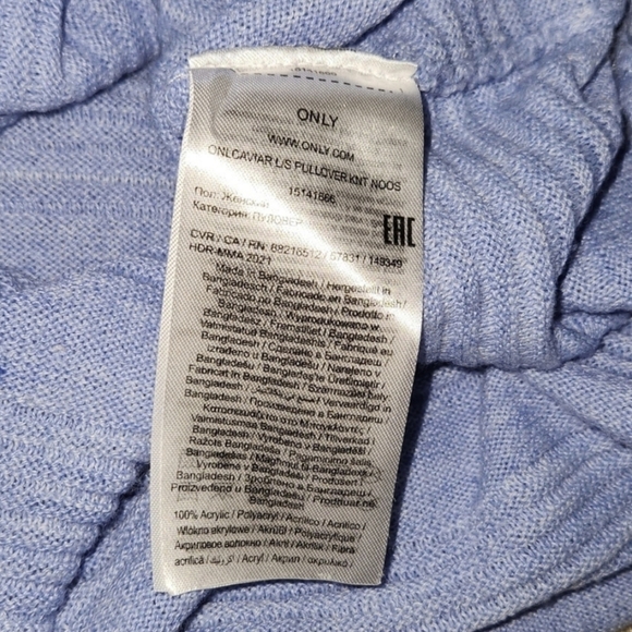 Only Caviar Knit Sweater - Blue - Picture 9 of 10